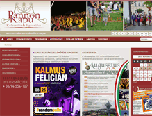 Tablet Screenshot of pannonkapu.hu